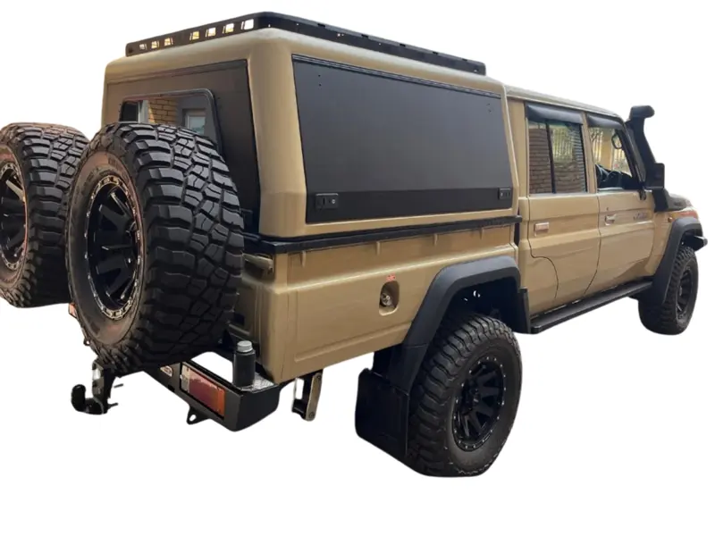 Toyota Land Cruiser Double Cab steel canopy